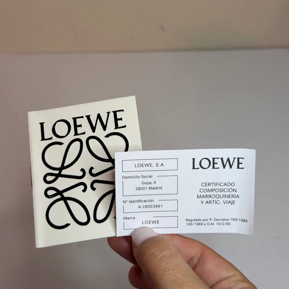 Loewe Small Vertical Wallet Green/Lime Yellow Grained Calf Leather - Picture 10 of 14